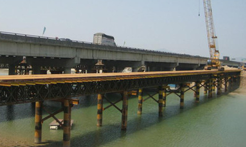 钢便桥的质量和工期保证